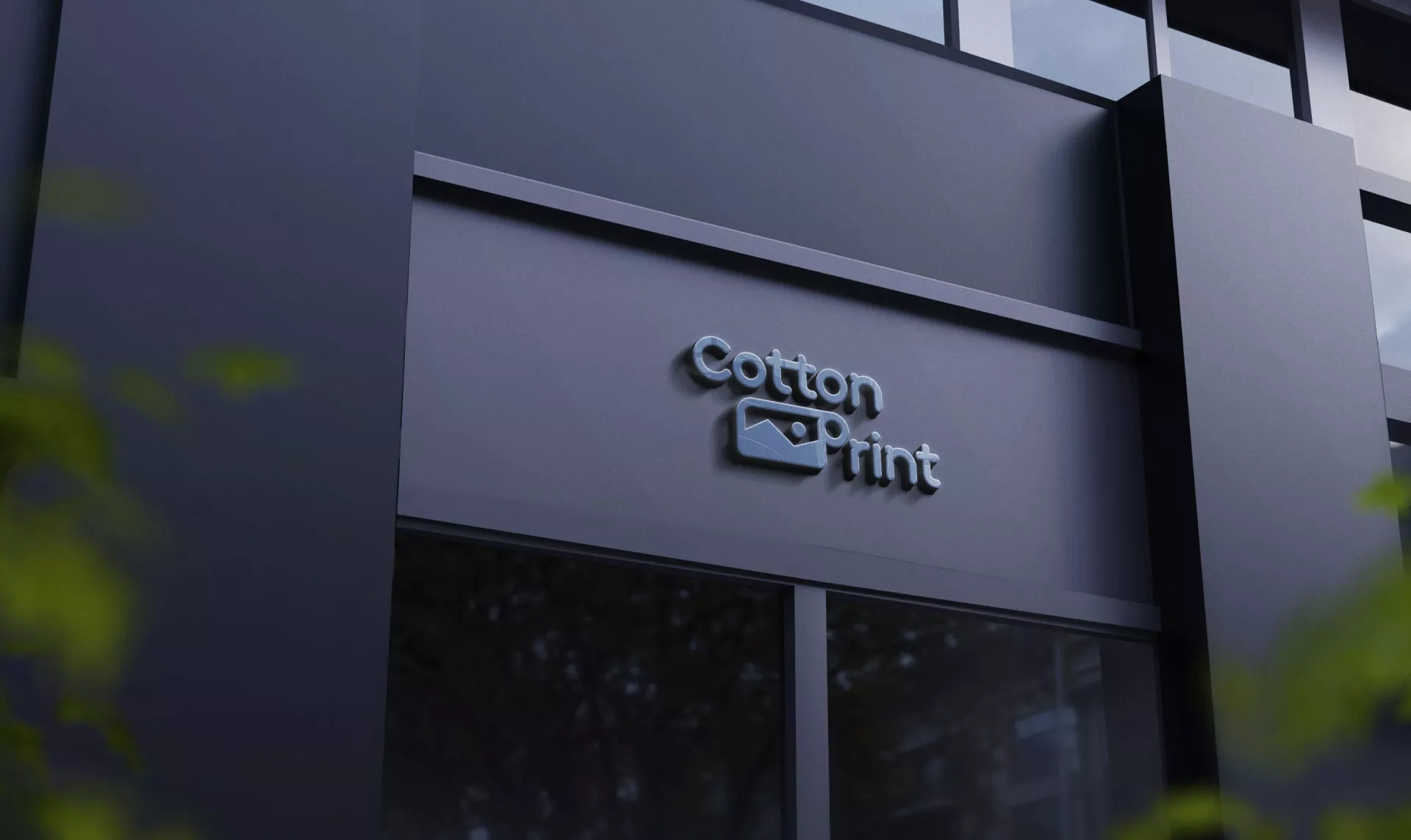 Разработка логотипа в Зиме для компании «CottonPrint»