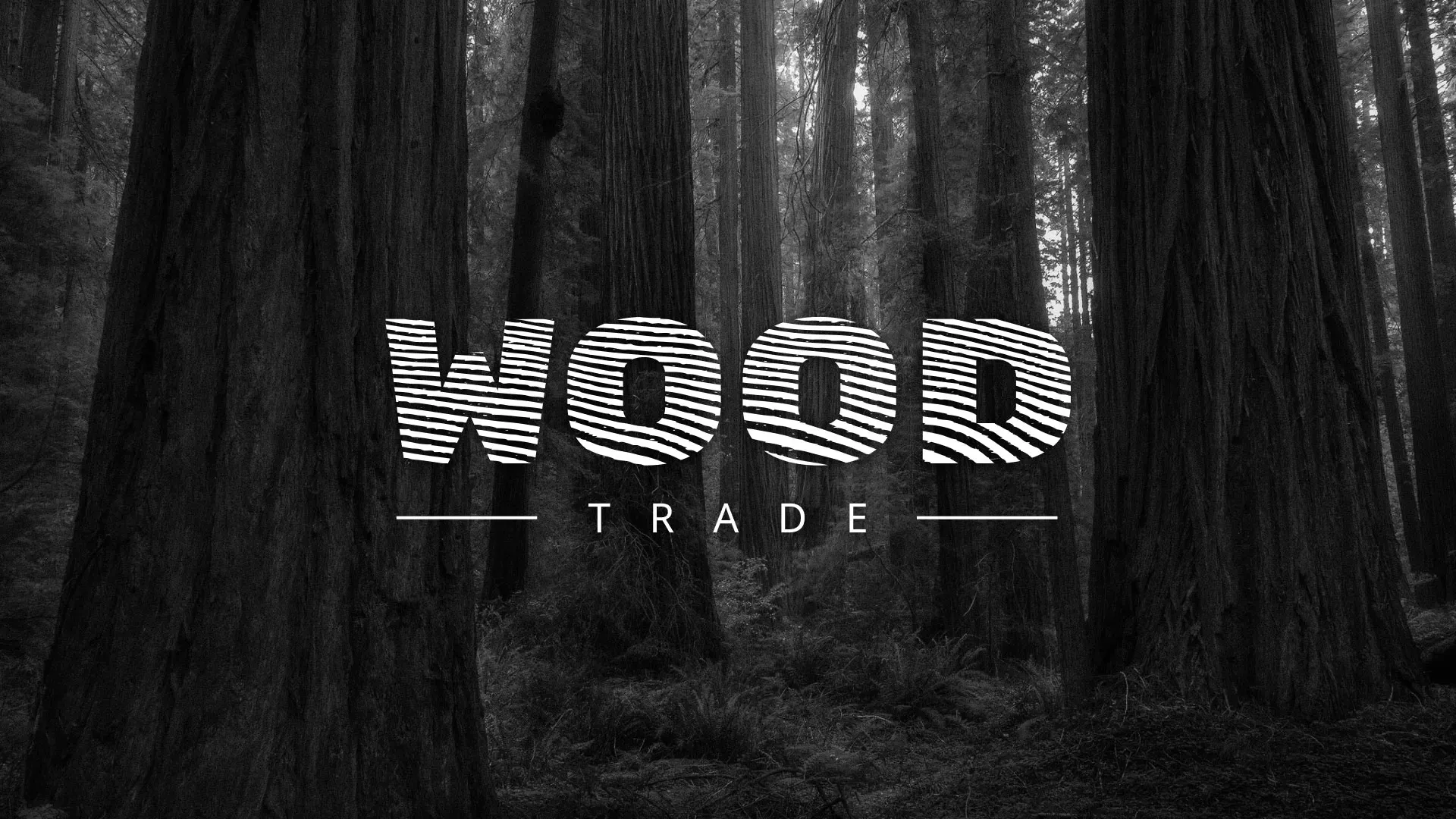 Разработка логотипа для компании «Wood Trade» в Зиме
