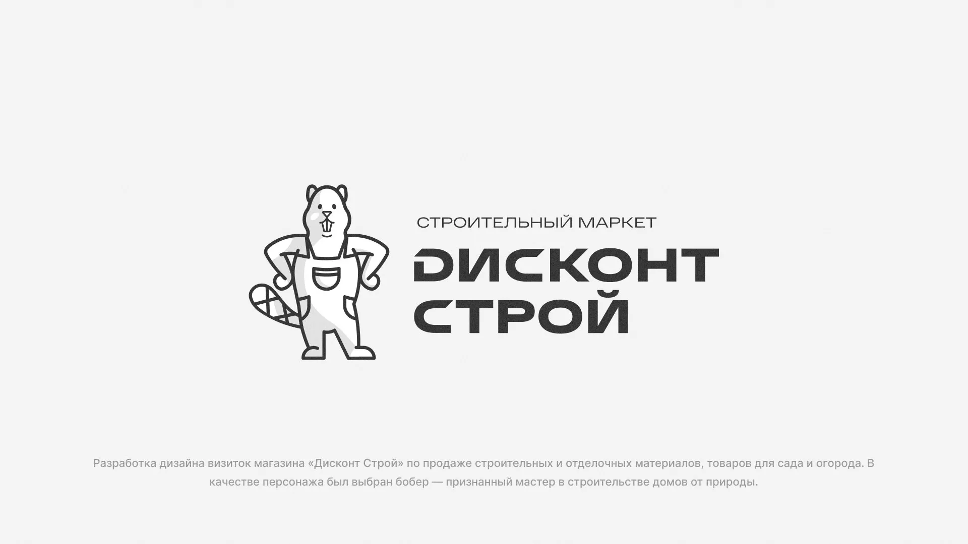 Разработка дизайна визиток магазина «Дисконт Строй» в Зиме